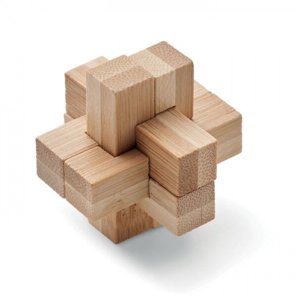 Squarenats - Holzpuzzle/Gehirnjogging Bambus