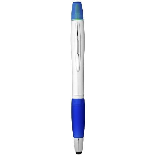 Nash Stylus Kugelschreiber und Marker silber farbigem Griff