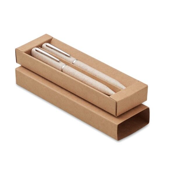 Peat - Schreibgeräte-Set Stroh/ABS