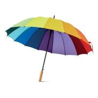 Bowbrella - Regenschirm regenbogenfarbig