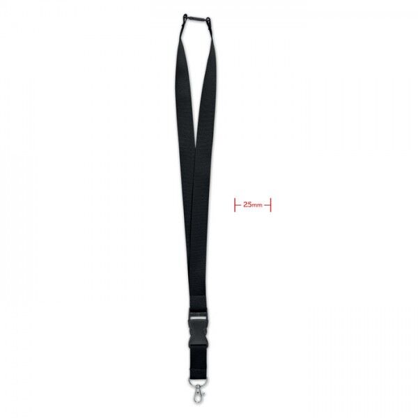 Wide Lany - Lanyard mit Metallkarabiner