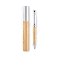 Siden - Kugelschreiber Metall/Bambus