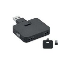 Square-c - 4 Port USB Hub